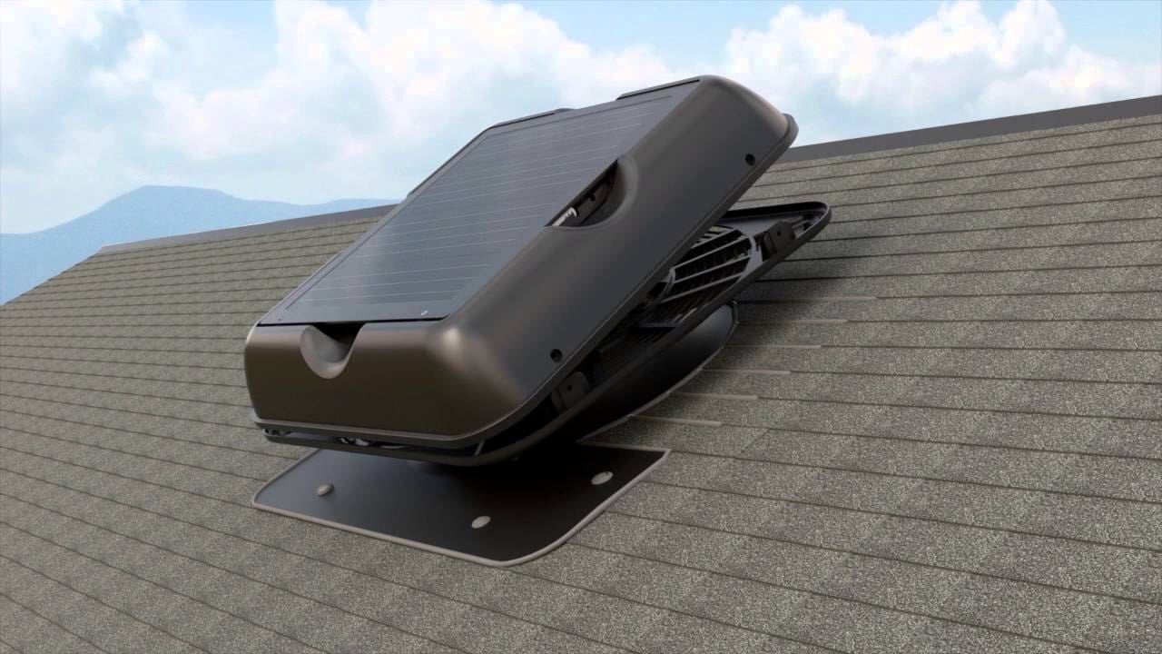 solar attic ventilation fan