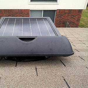 solar attic fan