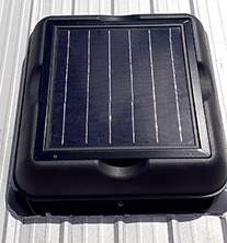 Solar Powered Attic Fan, Solar Attic Vent