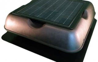 Solar attic fans are a great example of active ventilation.